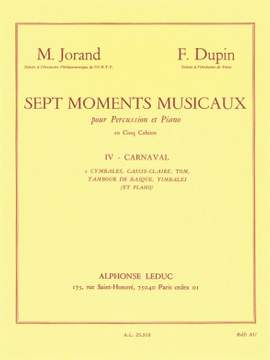 Marcel Jorand_François Dupin: 7 Moments musicaux 4 - Carnaval