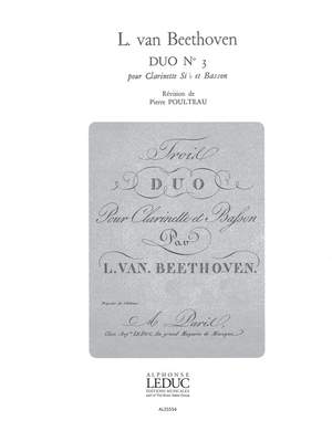 Ludwig van Beethoven: Duo No.3