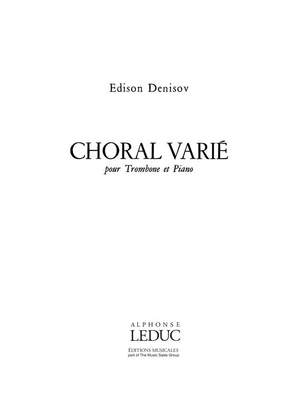 Edison Denisov: Choral varié