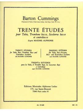 Barton Cummings: 30 Etudes d'apres Maxime-Alphonse
