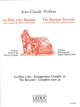 Jean-Claude Veilhan: La flûte à bec Vol.3