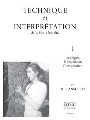 R. Tassello: R. Tassello: Technique et Interpretation Vol.1