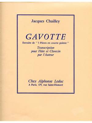 Jacques Chailley: Jacques Chailley: Gavotte