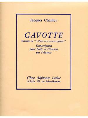 Jacques Chailley: Jacques Chailley: Gavotte