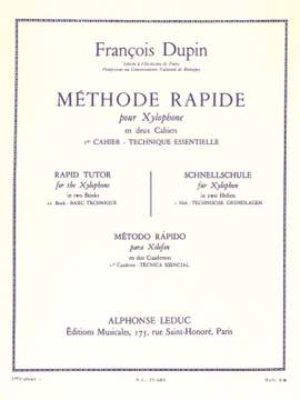 François Dupin: François Dupin: Rapid Tutor for the Xylophone