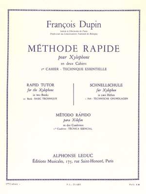 François Dupin: François Dupin: Rapid Tutor for the Xylophone