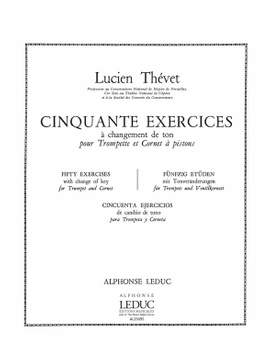 Lucien Thévet: Lucien Thevet: 50 Exercices a Changements de Tons
