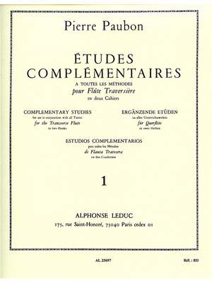 Pierre Paubon: Etudes complementaires Vol.1