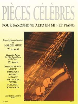 Marcel Mule: Famous Pieces For Alto Saxophone and Piano Vol. 2