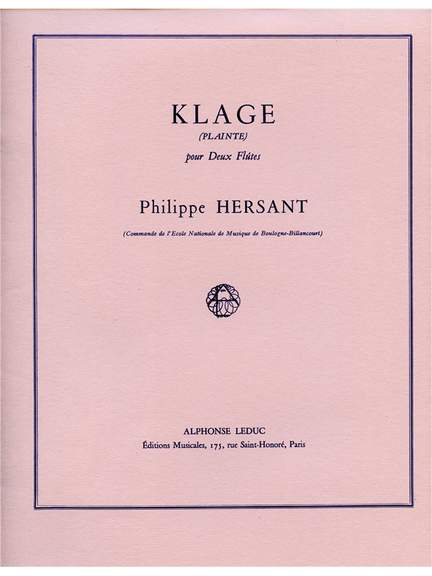 Philippe Hersant: Klage -Plainte