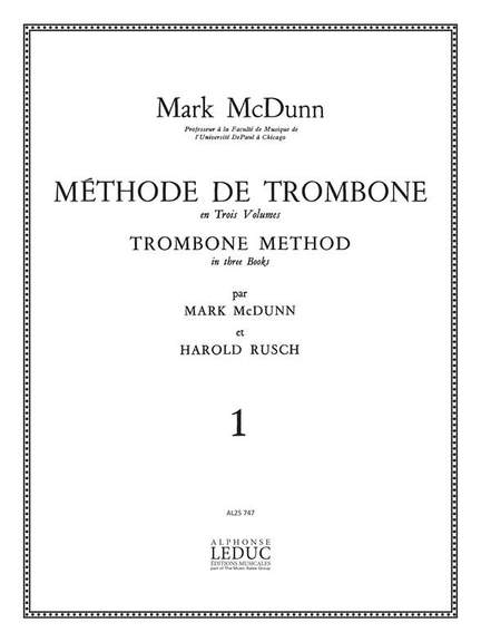 M McDunn: Methode de Trombone Vol.1