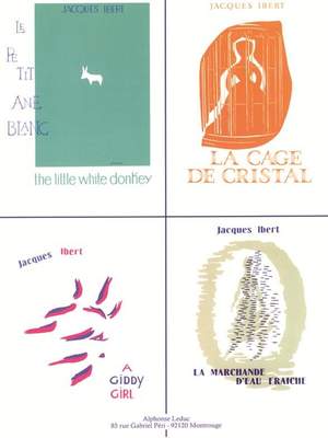 Jacques Ibert - Histoires Pour Piano: Le Petit Âne Blanc - A Giddy Girl - La Cage De Cristal - La Marchande D’eau Fraîche.