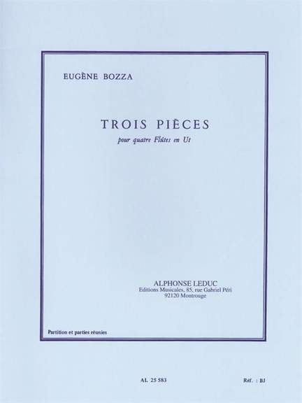 Eugène Bozza: 3 Pièces