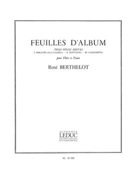 René Berthelot: Feuilles D'Album
