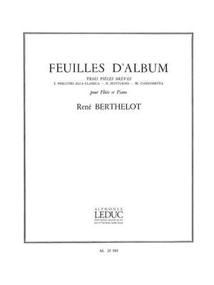 René Berthelot: Feuilles D'Album
