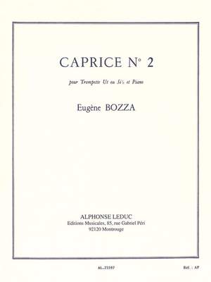 Eugène Bozza: Caprice No.2 For Trumpet and Piano