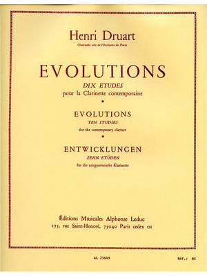 Druart: Evolutions -10 Etudes