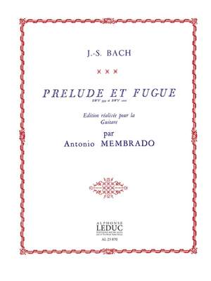 Johann Sebastian Bach: Prelude BWV999 & Fugue BWV1000