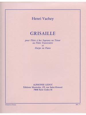 Henri Vachey: Grisaille