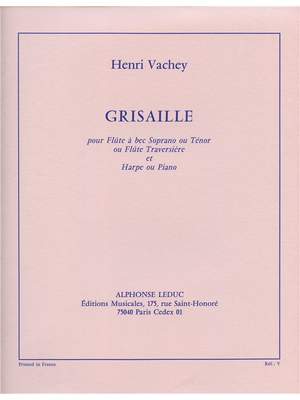Henri Vachey: Grisaille