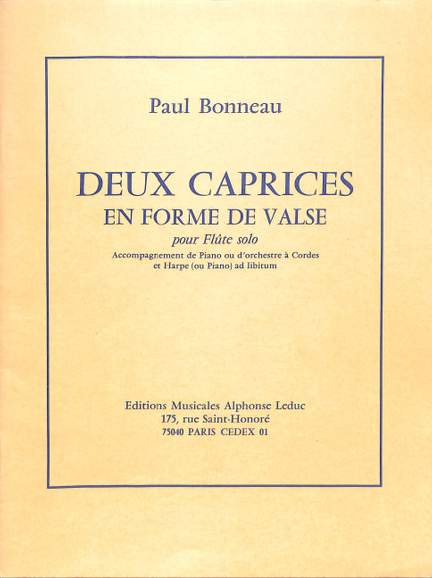 Bonneau: 2 Caprices En Forme De Valse