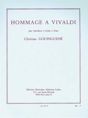 Christian Gouinguené: Hommage A Vivaldi - pour Contrebasse et Piano