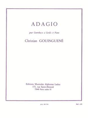 Christian Gouinguené: Adagio For Double Bass And Piano