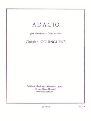 Christian Gouinguené: Adagio For Double Bass And Piano