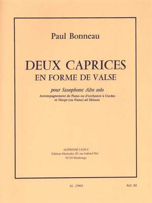 Paul Bonneau: 2 Caprices en Forme de Valse