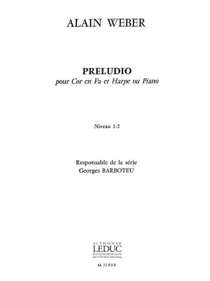 Alain Weber: Preludio