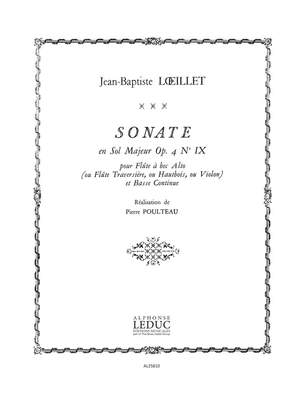 Jean-Baptiste Loeillet: Sonate Op.4, No.9 in G major