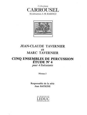 Jean-Claude Tavernier: Etude No.4