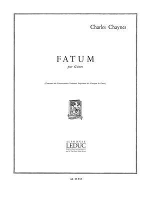 Charles Chaynes: Fatum