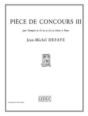 Jean-Michel Defaye: Piece De Concours 3