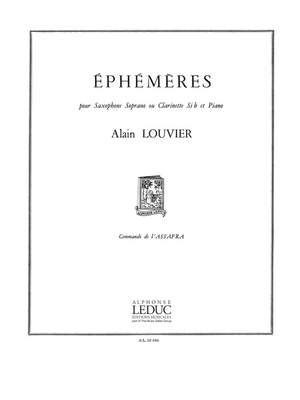 Alain Louvier: Ephémères