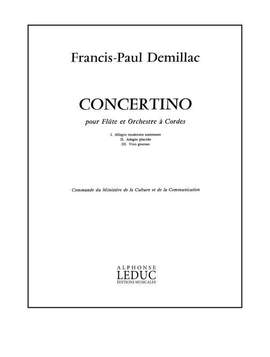 Demillac: Concertino -Fl.Et Orch.Strings