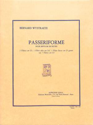 Bernard Wystraete: Bernard Wystraete: Passeriforme