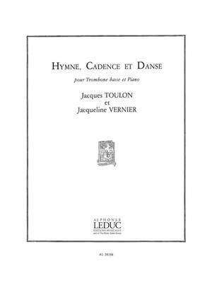 Jacques Toulon_Jacqueline Vernier: Hymne, Cadence Et Danse (Bass Trombone And Piano)