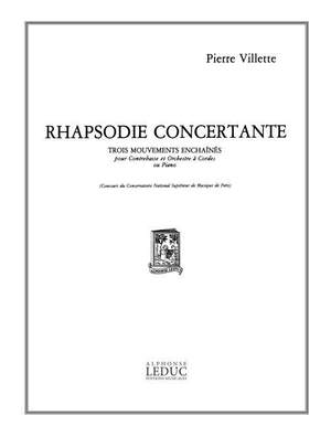 Pierre Villette: Pierre Villette: Rhapsodie concertante Op.46