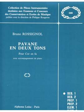 Bruno Rossignol: Pavane en Deux Tons Fhn/Pno