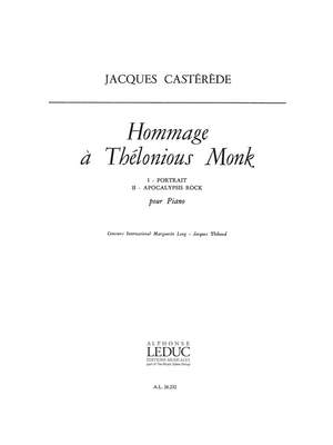 Jacques Castérède: Hommage A Thelonious Monk