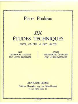 Poulteau: 6 Etudes Techniques