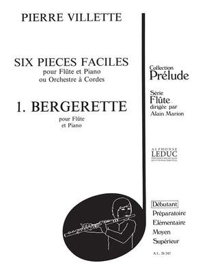 Villette: 6 Pieces Faciles N01 Bergerette
