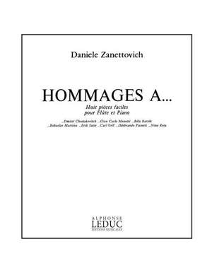 Zanettovich: Hommages A..-8 Pieces Faciles