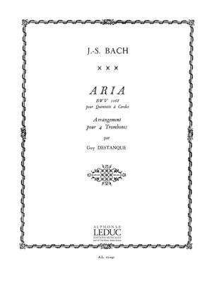 Johann Sebastian Bach: Aria