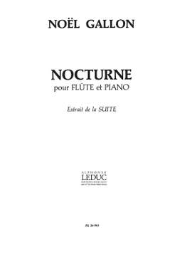 Gabriel Noel-Gallon: Nocturne Extrait De Suite
