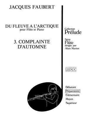 Jacques Faubert: Jacques Faubert: Complainte dAutomne