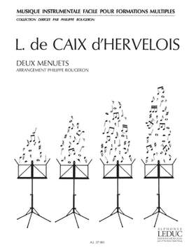 Louis de Caix d'Hervelois: Louis de Caix dHervelois: 2 Menuets