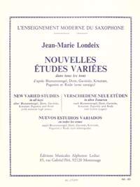 Jean-Marie Londeix: Nouvelles Études Variées dans tous les Tons