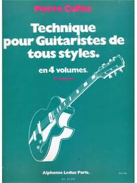 Pierre Cullaz: Technique Pour Guitaristes de Tous Styles Vol 4